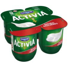 Sweetened yoghurt ACTIVIA 4X125GR Danone