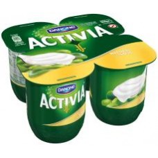 Plain yoghurt SOYA SAVIA 4X125GR.  Danone