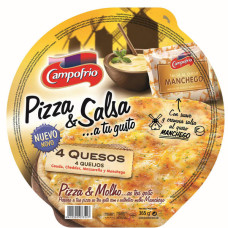 Four cheese pizza PIZZA & SALSA 365GR. Campofrio